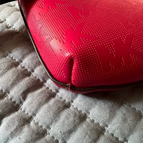 Michael Kors Womens Belt Bag Fanny Pack MK Signature dark pink Sz-Large/xl - Picture 12 of 13